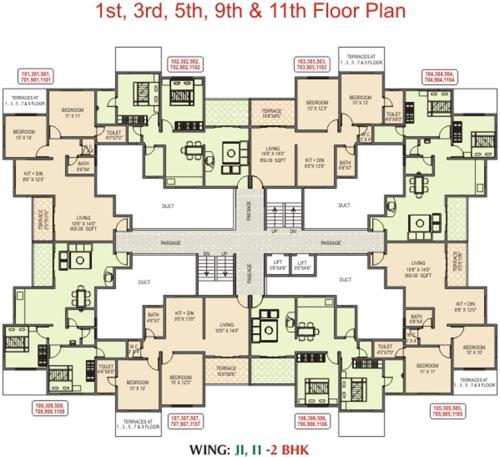 Images for Cluster Plan of Shree Sai Phase III I1 And J1 Buildings