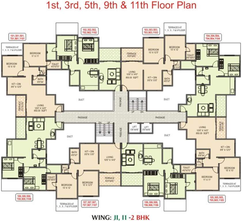 Images for Cluster Plan of Shree Sai Phase III I1 And J1 Buildings