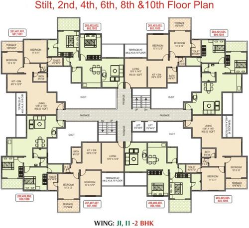 Images for Cluster Plan of Shree Sai Phase III I1 And J1 Buildings
