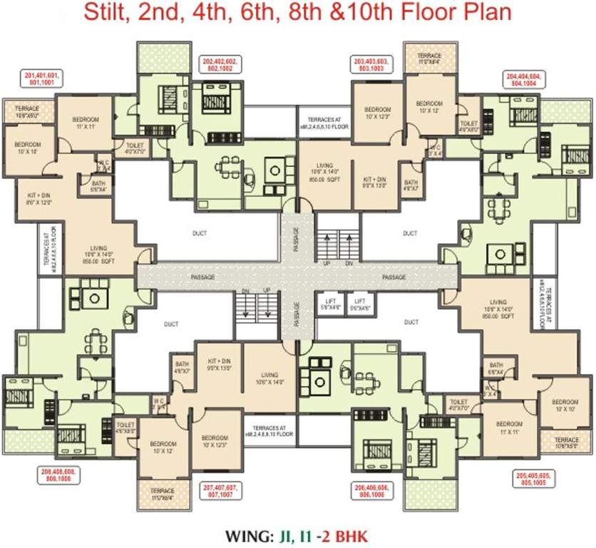 Images for Cluster Plan of Shree Sai Phase III I1 And J1 Buildings