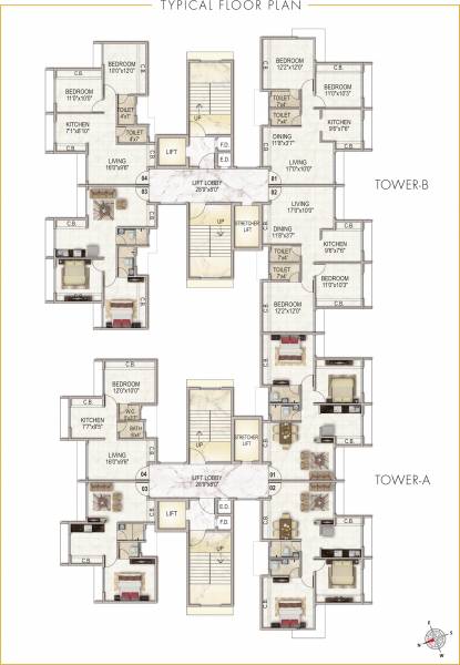 elements Pyramid Elements Cluster Plan