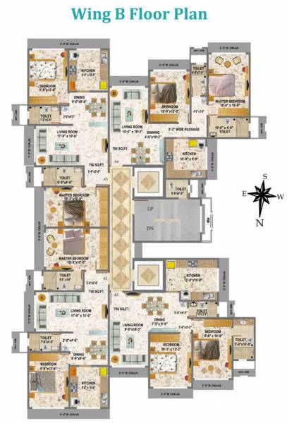 Images for Cluster Plan of Geopreneur Mayur Tower B Wing
