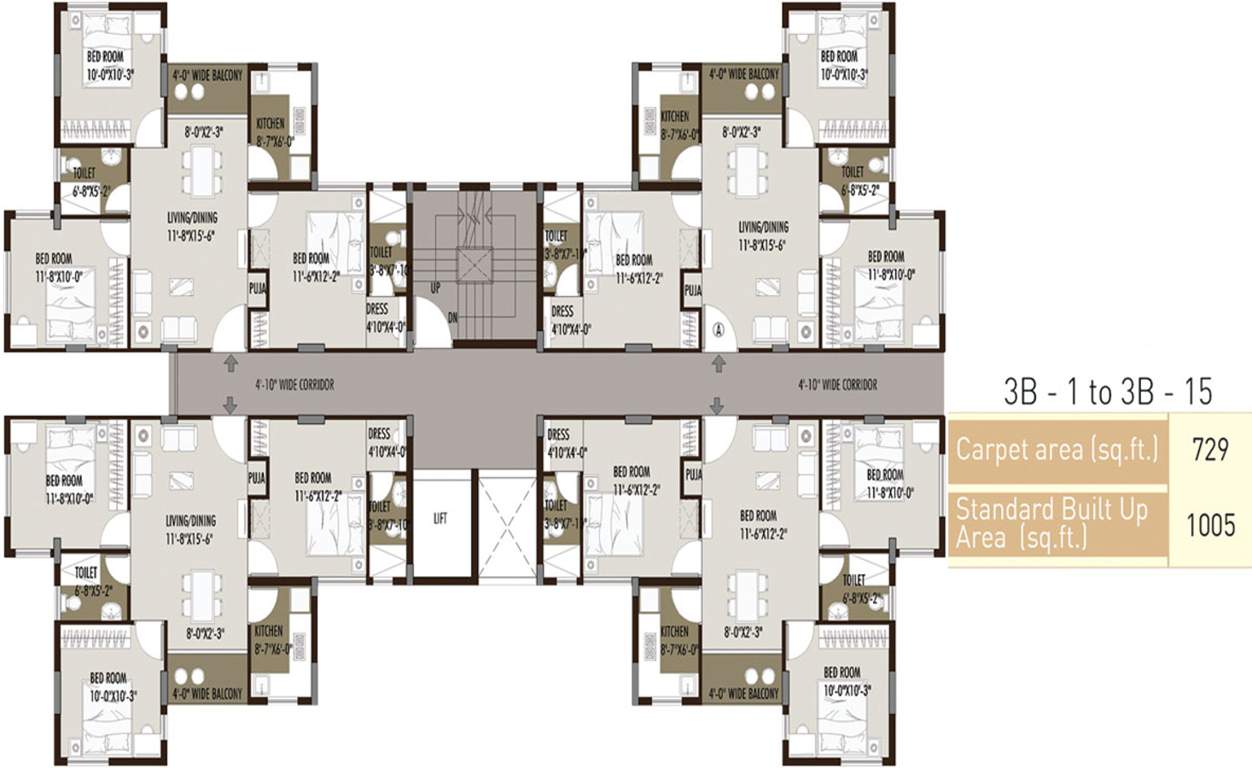 Images for Cluster Plan of Newtown Grand