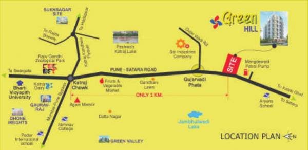  green-hill-apartment Location Plan