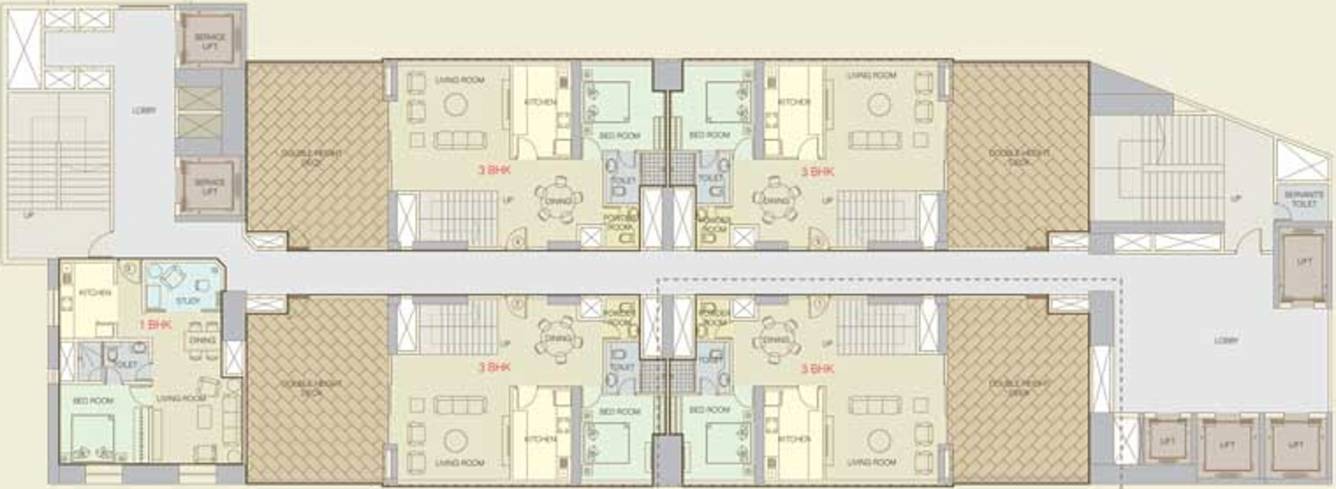 Images for Cluster Plan of Orbit Terraces Apartment