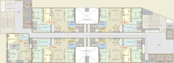 Images for Cluster Plan of Orbit Terraces Apartment