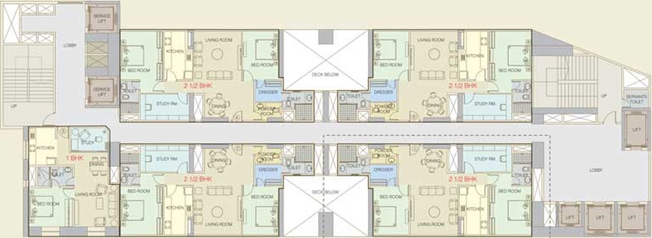 Images for Cluster Plan of Orbit Terraces Apartment