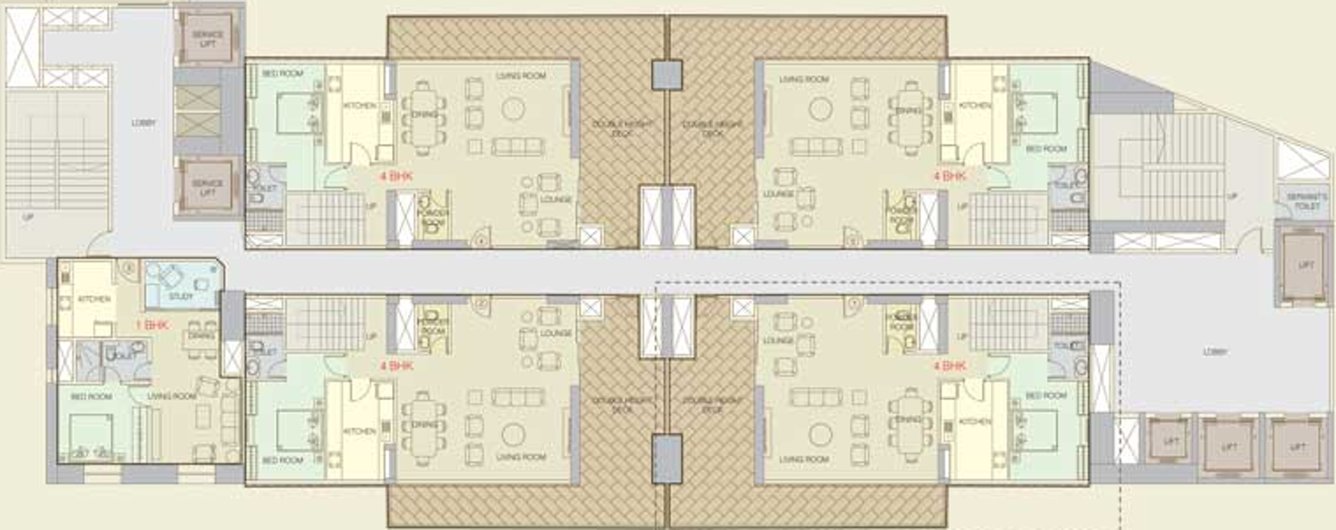 Images for Cluster Plan of Orbit Terraces Apartment