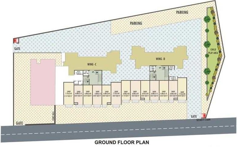  angan Typical Ground Floor Plan