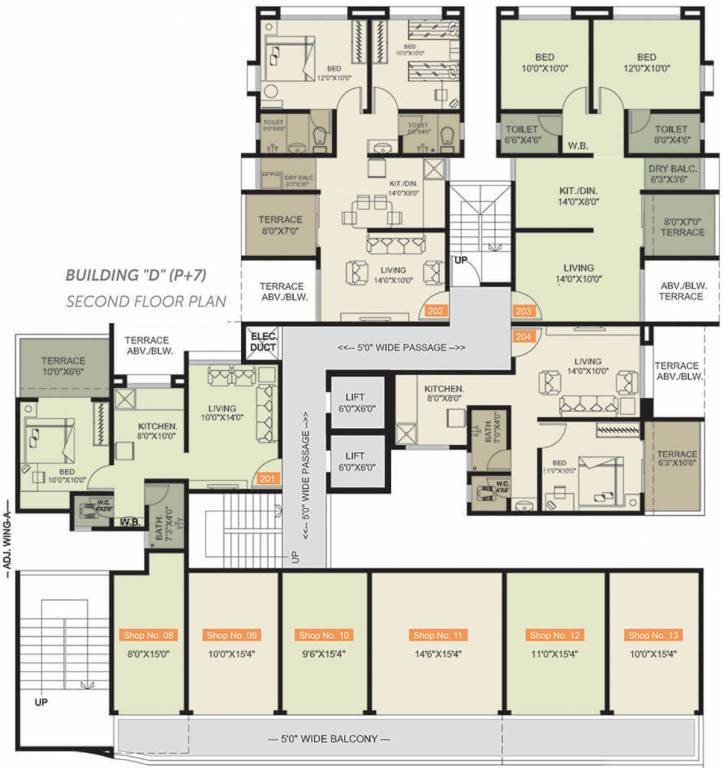 Images for Cluster Plan of Yogesh Basil Park C And D Wing