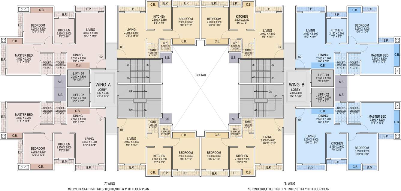 Images for Cluster Plan of Prathemesh Yug Heights 