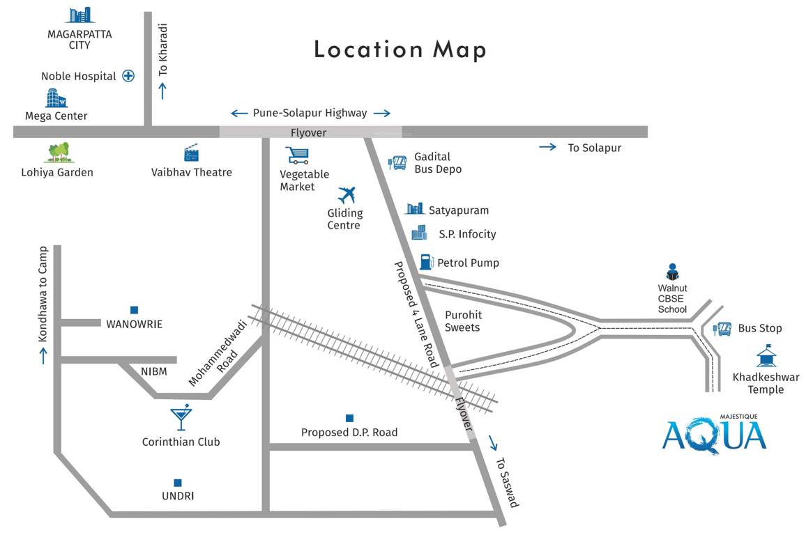 Images for Location Plan of Majestique Aqua Phase II