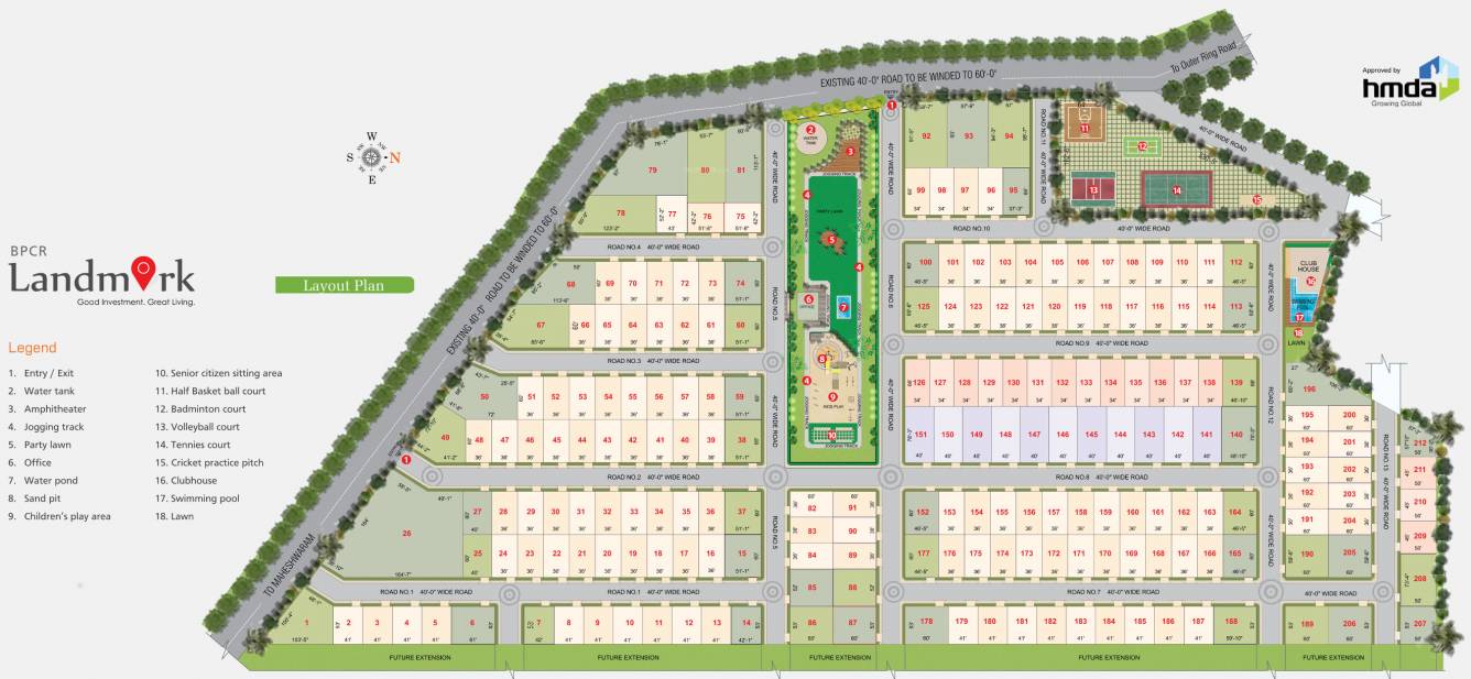 Images for Layout Plan of Manasvy BPCR Landmark