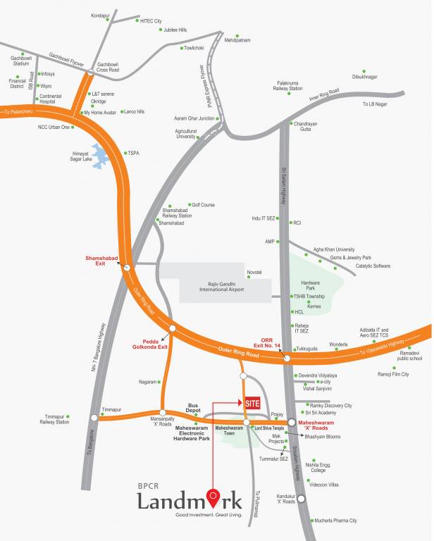 Images for Location Plan of Manasvy BPCR Landmark