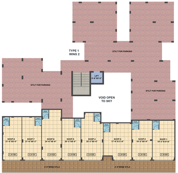 Images for Cluster Plan of Nest Residency Buldg 2