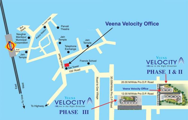 Images for Location Plan of Veena Velocity PH II