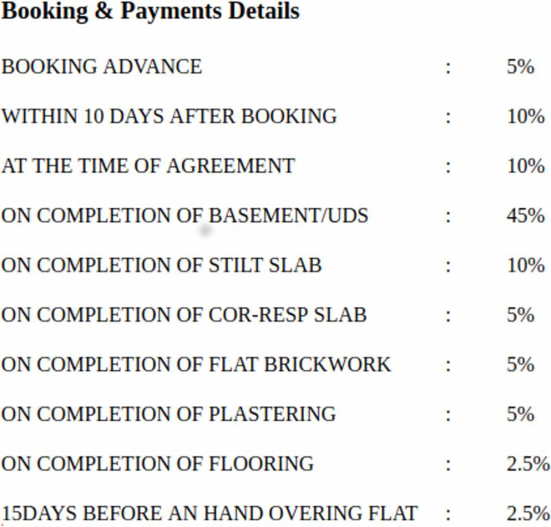 Images for Payment Plan of DAC Aves Payment Plan