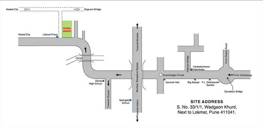  poorva shrushti a building Location Plan