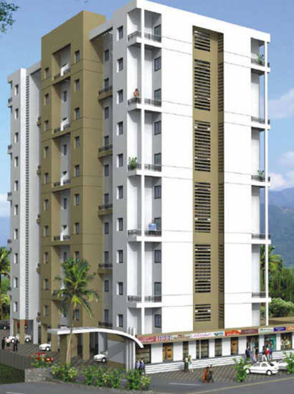 Elevation poorva shrushti a building Elevation