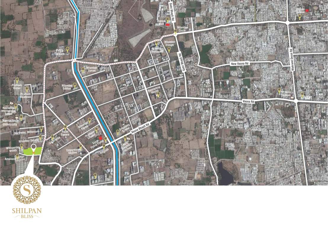 shilpan bliss Images for Location Plan of Pavitra Shilpan Bliss