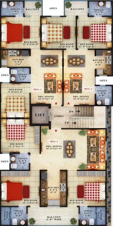  creative homz Images for Cluster Plan of AGR Creative Homz