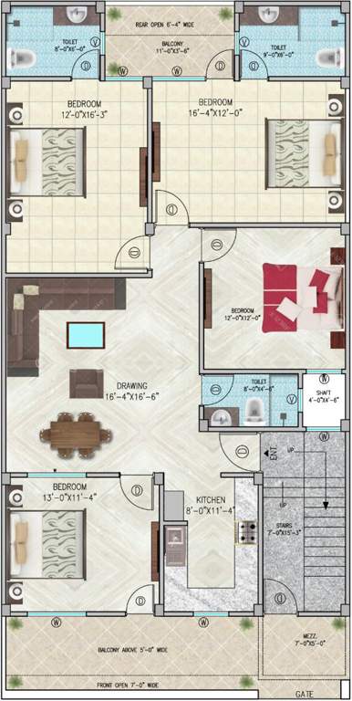  creative homz Images for Cluster Plan of AGR Creative Homz
