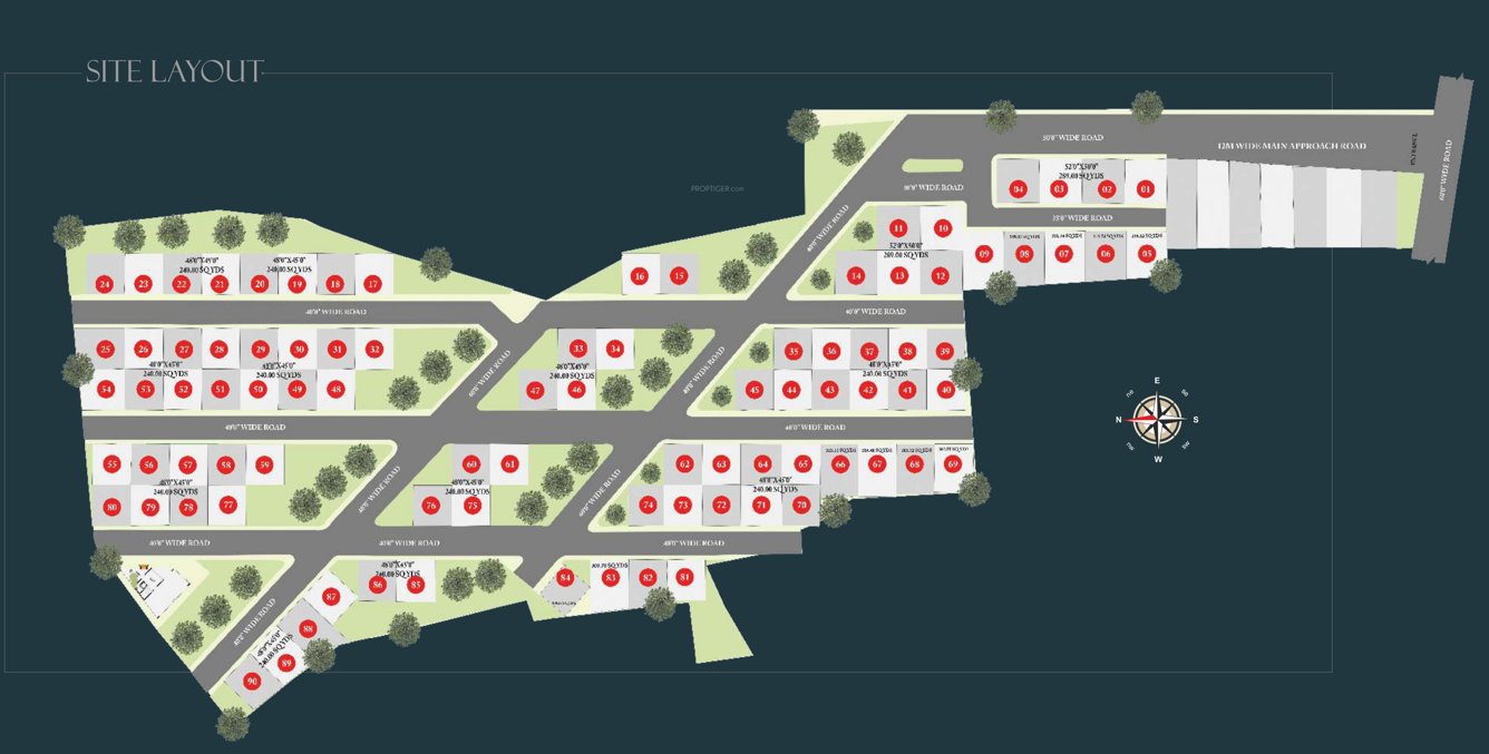  prospera county Layout Plan