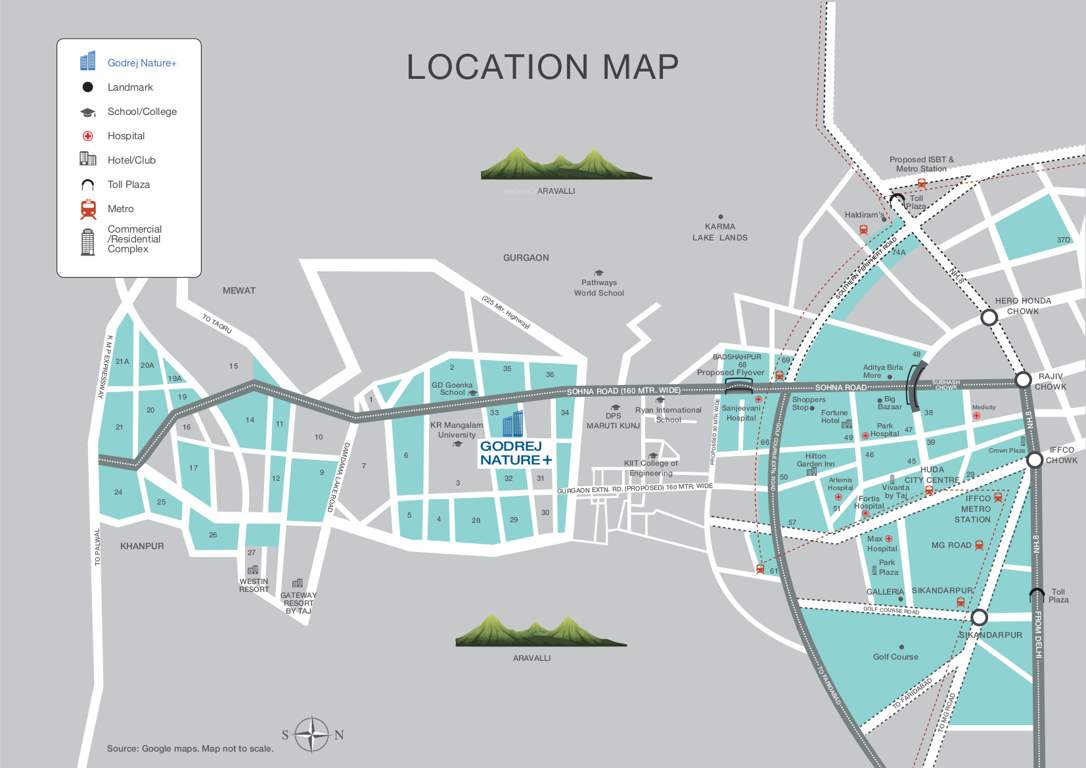  nature plus Images for Location Plan of Godrej Nature Plus
