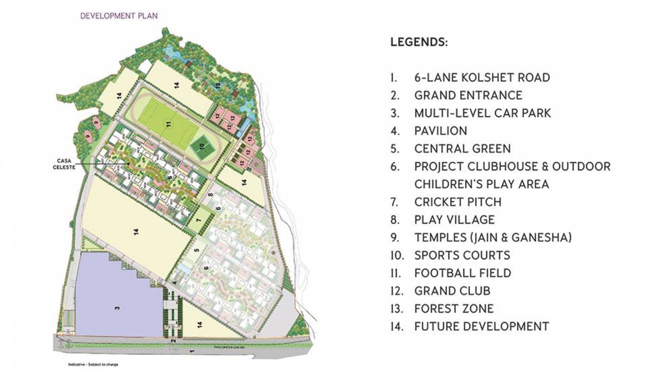 Images for Master Plan of Lodha Amara Tower 6 And 22