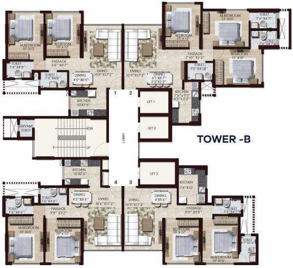 Images for Cluster Plan of Chandak Stella
