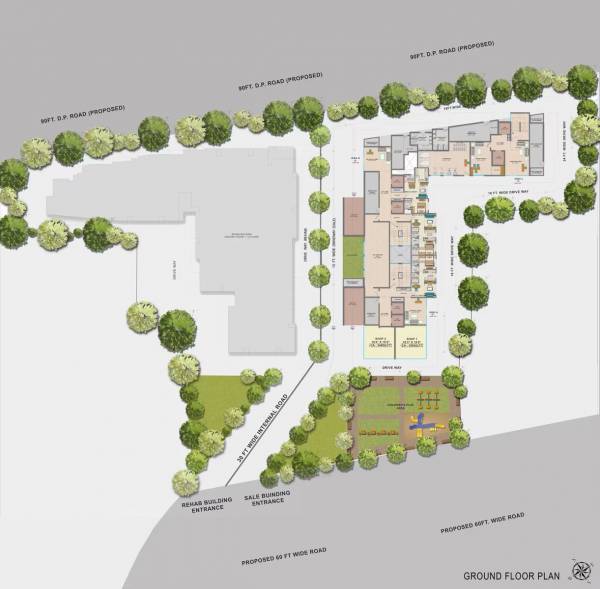  heights Vardhan Heights Cluster Plan For Ground Floor