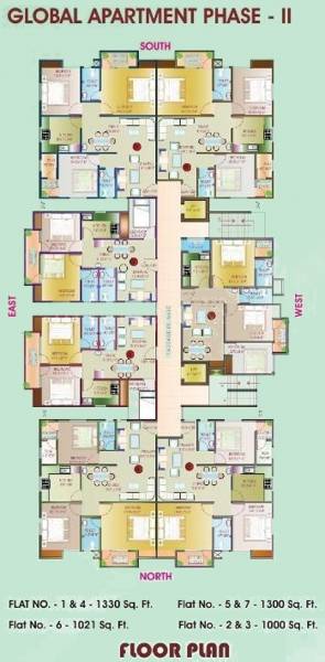 Images for Cluster Plan of Lakshya Global Apartment Phase II