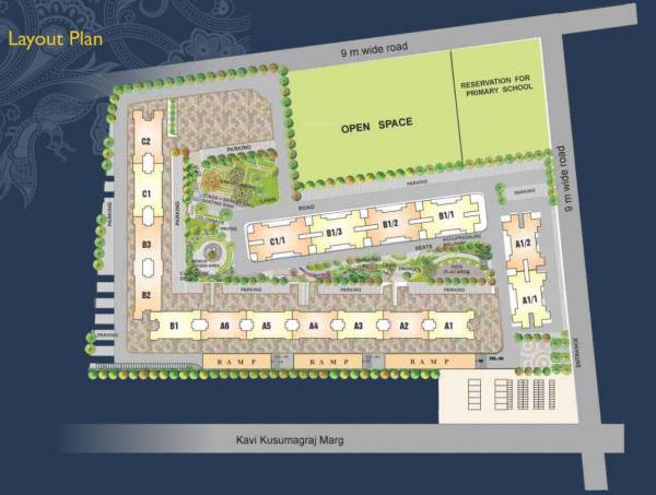  vrindavan-gardens-phase-3 Layout Plan