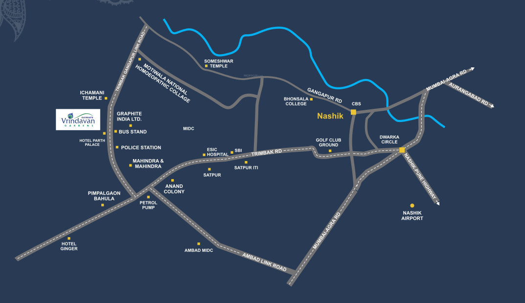  vrindavan gardens phase 3 Location Plan