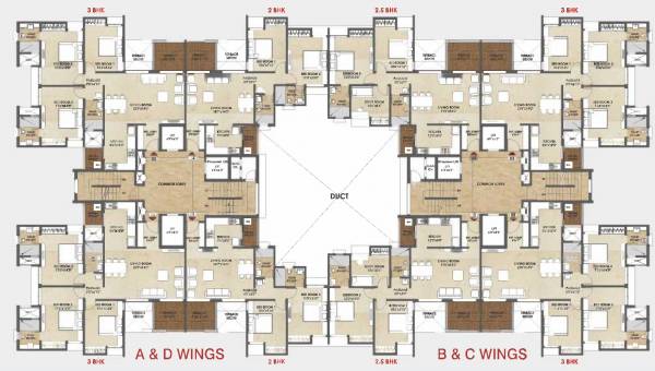  saffron-building-no-2 C And D Cluster Plan