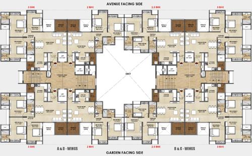 Images for Cluster Plan of Malpani Saffron Building No 2