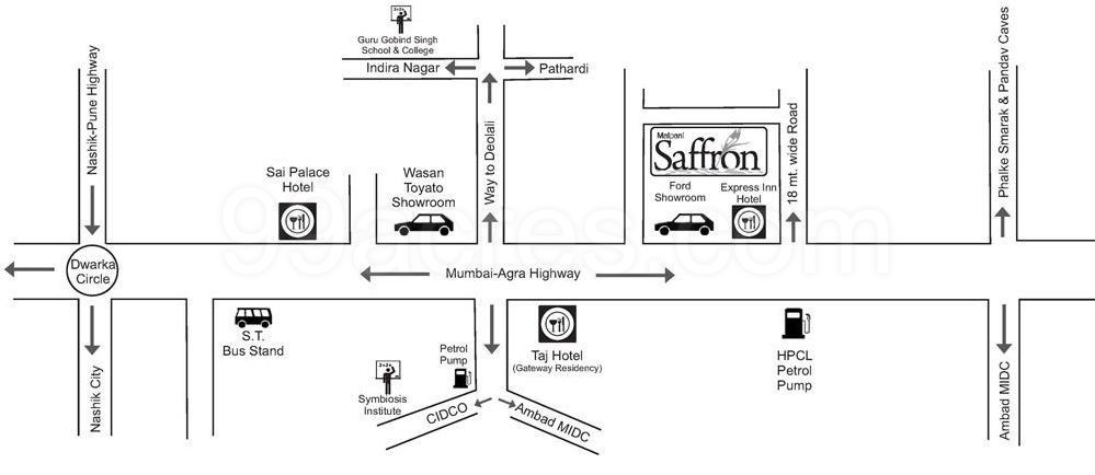 saffron building no 2 Location Plan