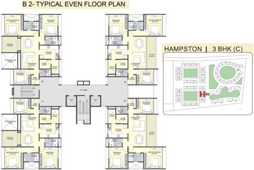 Images for Cluster Plan of Sanklecha The Metrozone Hampston B2