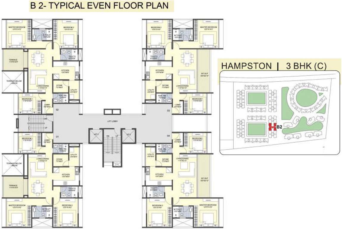 Images for Cluster Plan of Sanklecha The Metrozone Hampston B2