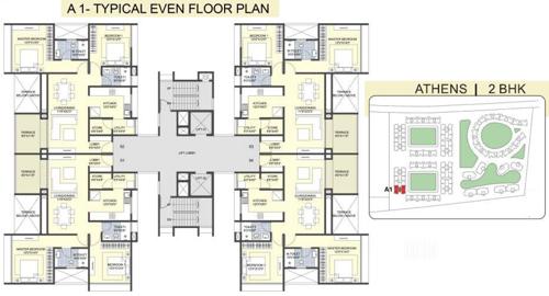 Images for Cluster Plan of Sanklecha The Metrozone Athens A1
