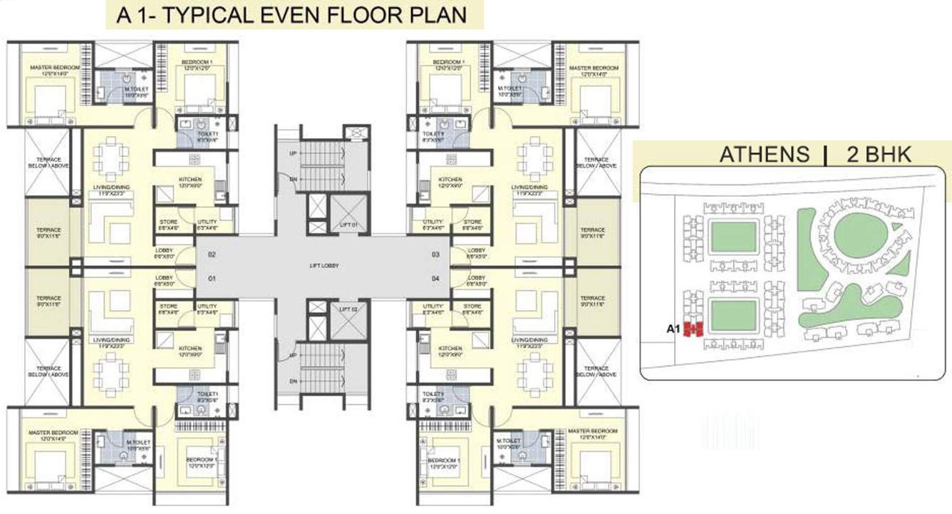 Images for Cluster Plan of Sanklecha The Metrozone Athens A1