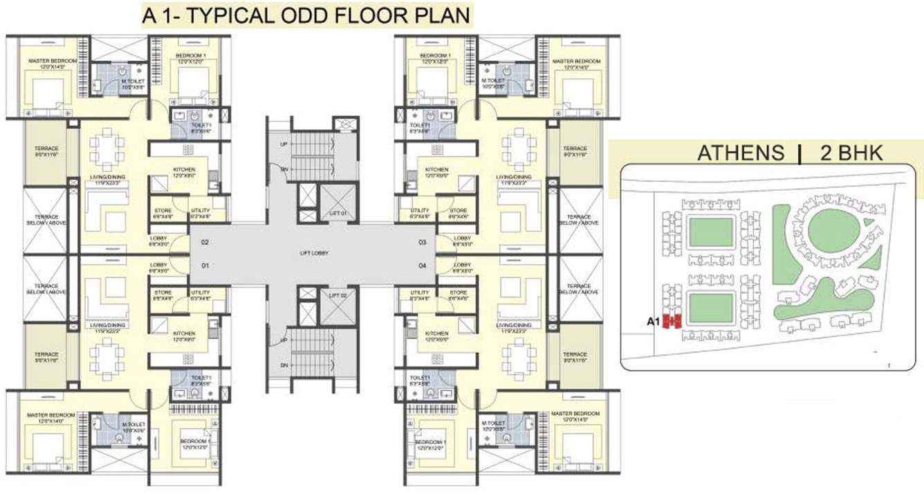 Images for Cluster Plan of Sanklecha The Metrozone Athens A1