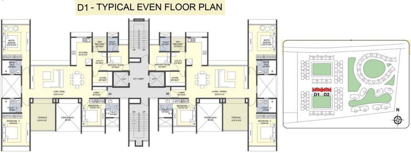 Images for Cluster Plan of Sanklecha The Metrozone Kingstone D1