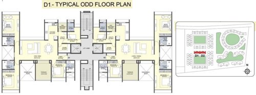 Images for Cluster Plan of Sanklecha The Metrozone Kingstone D1