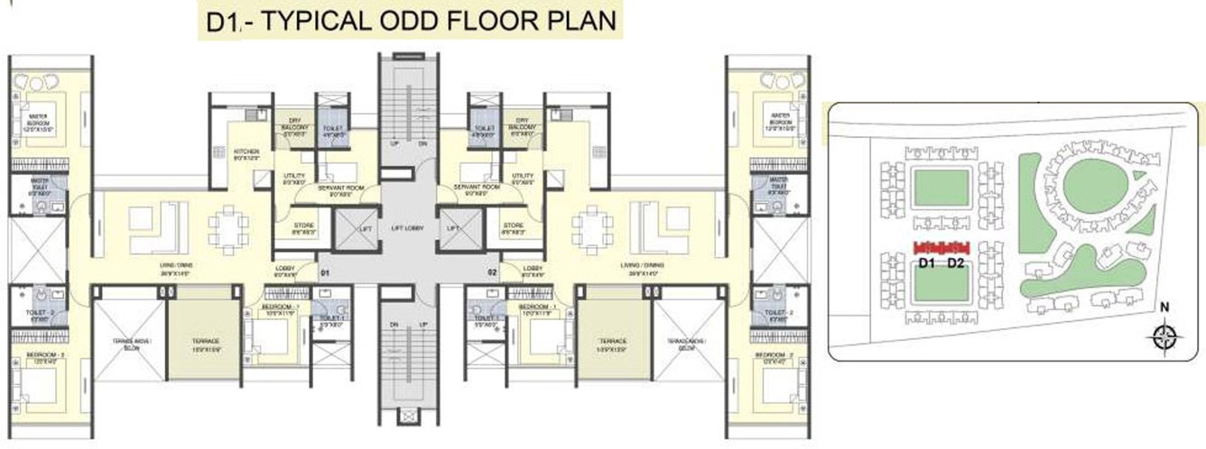 Images for Cluster Plan of Sanklecha The Metrozone Kingstone D1