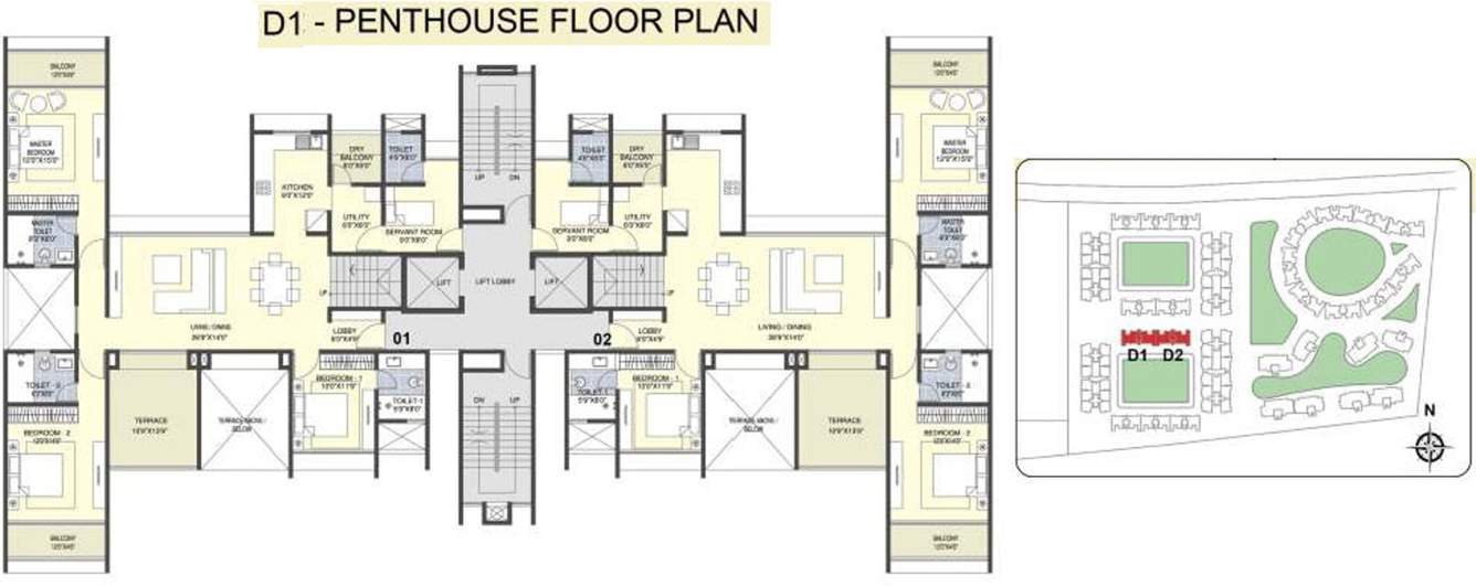 Images for Cluster Plan of Sanklecha The Metrozone Kingstone D1