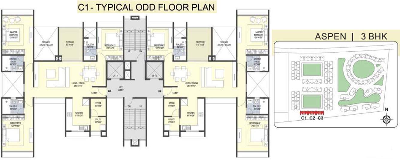 Images for Cluster Plan of Sanklecha The Metrozone Aspen C1