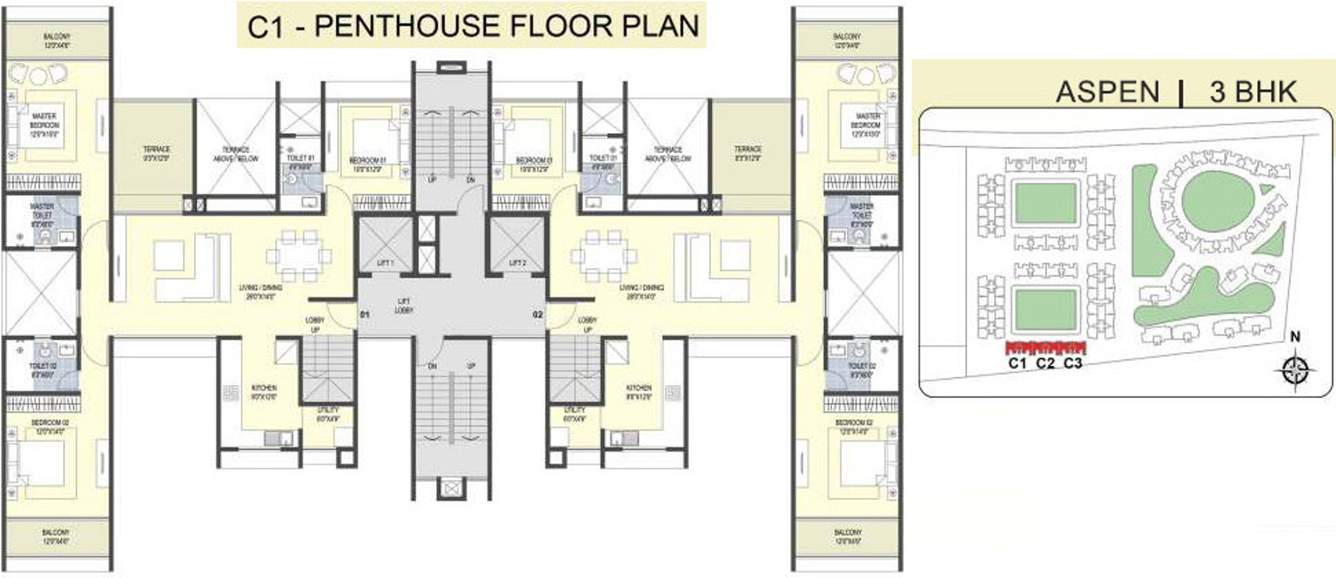 Images for Cluster Plan of Sanklecha The Metrozone Aspen C1