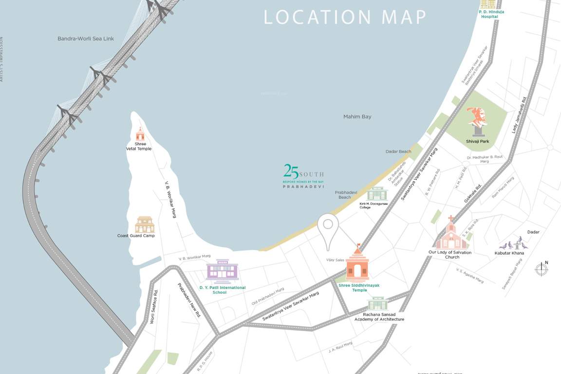 Images for Location Plan of Wadhwa 25 South 11th To 47th Floors