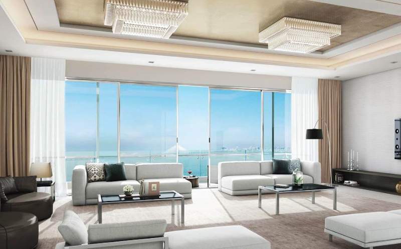  25 south 11th to 47th floors Living Area